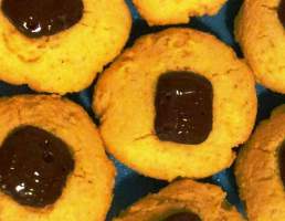 pasticcini di mais ravvicinati